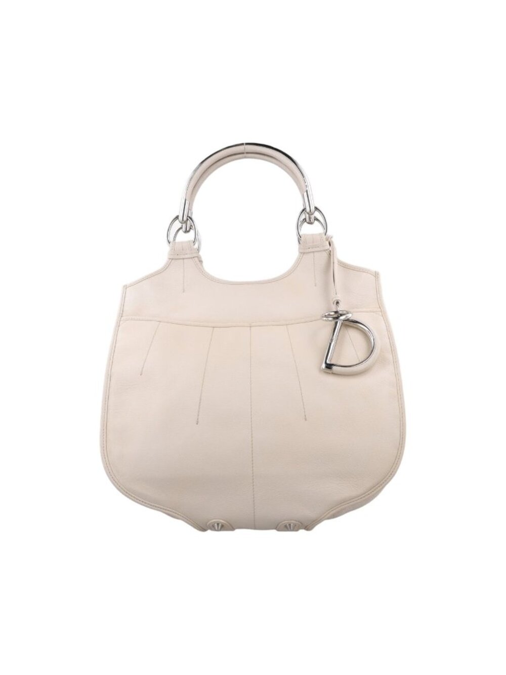 Dior 61 Hobo White Leather